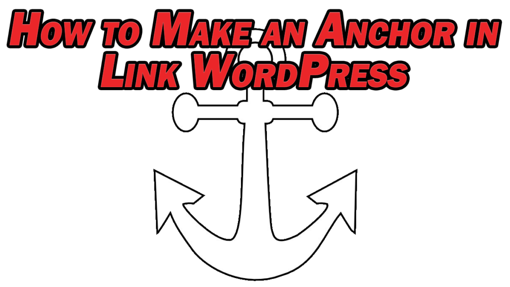 anchor link wordpress